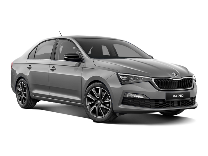 Skoda Rapid Серый металлик (indium grey)